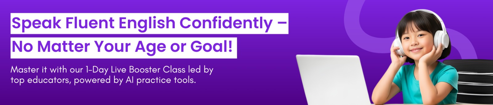 English Booster Banner